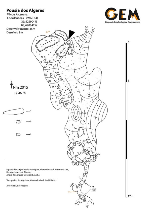 Figura 4a – Planta da Pousia dos Algares