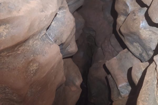 Figura 23 - Meandro Soprador onde se sente uma forte corrente de ar